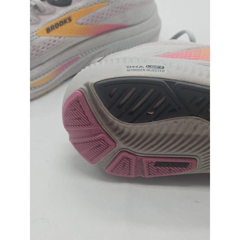 Brooks Sneakers Womens 10 D Wide Ghost 17 1204311D070 Gray Running Athletic Shoe - Picture 13 of 16